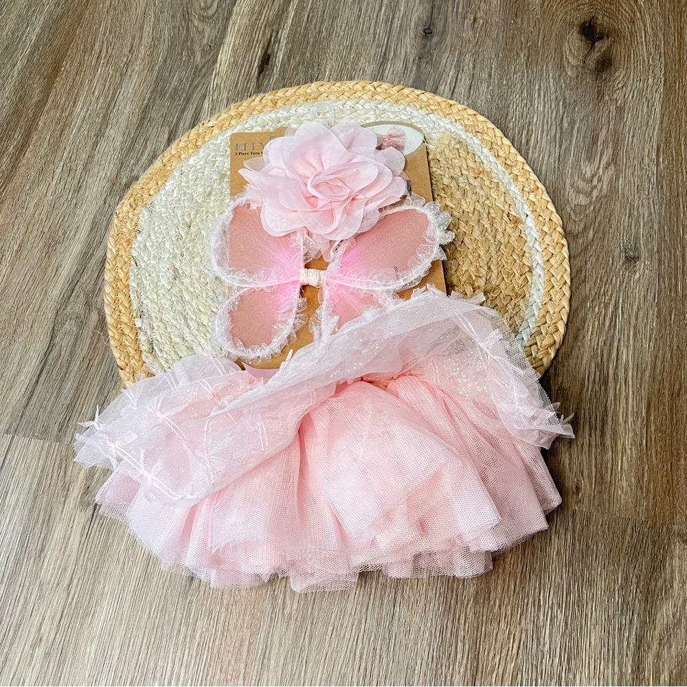 ELLY & EMMY 3pc Tutu Set for Newborn Photoshoot